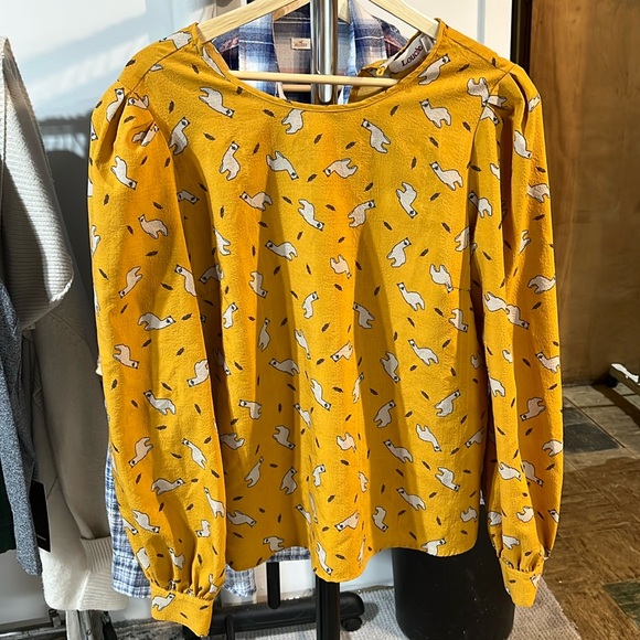 Tops - Anthropology Louche  llama‎ top